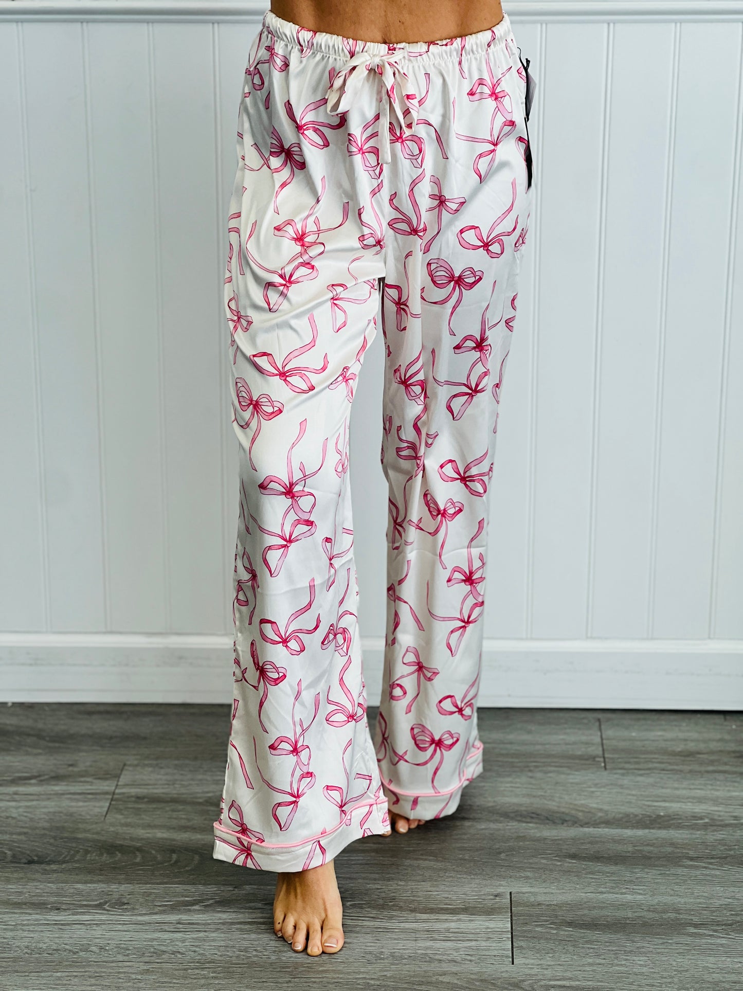 Bow Printed Pajama Pants (Reg.) - 2 Colors