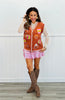 Rust Glitter Fall Elements Sweater Vest (Reg. and Plus)