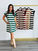 Bold Stripe Mini Dress (Reg)-4 Colors