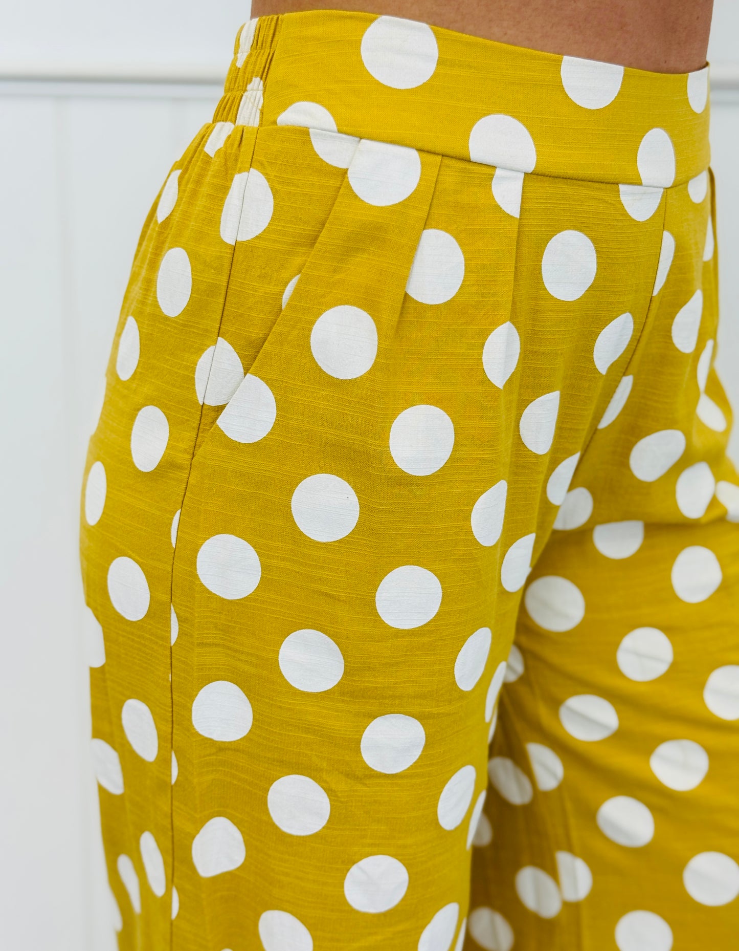 Mustard Polka Dot Pants (Reg.)