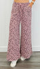 Mineral Washed Cheetah Print Pants (Reg)-2 Colors