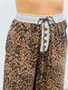 Brown Leopard Lace Up Pants (Reg & Plus)