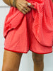 Red Gingham Seersucker Romper (Reg.)