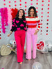 Bold Hearts Pullover Sweater (Reg)-2 Colors