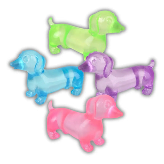 Transparent Squeeze Dachshund Fidget Toy (4 colors)