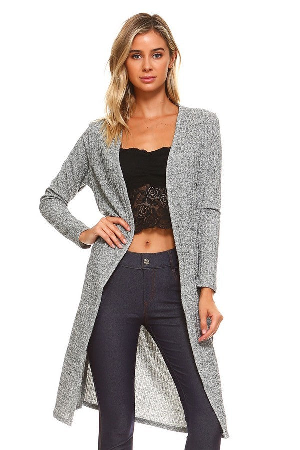 Shimmer Longline Cardigan (Reg.) - 2 Colors