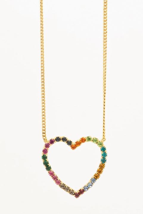 TOVA - Mini Open Heart Necklace