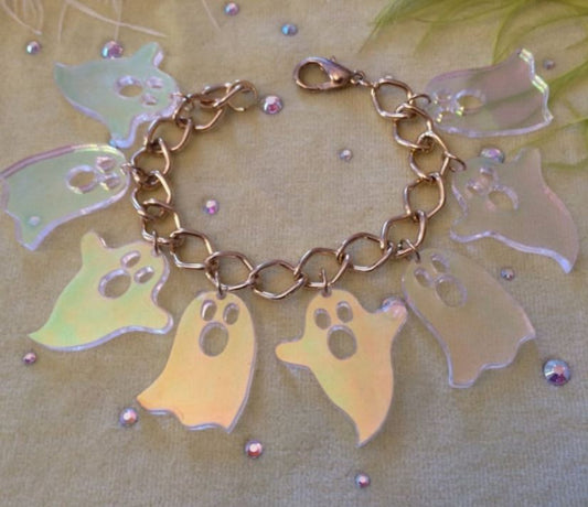 Radiant Ghost Charm Bracelet