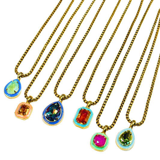 TOVA - Dakota Pendant Necklace (6 colors)