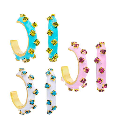 TOVA - The Melina Hoops (3 colors)
