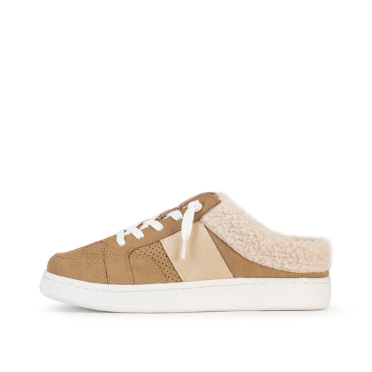 Beige Plush Perfection Slip On Sneakers