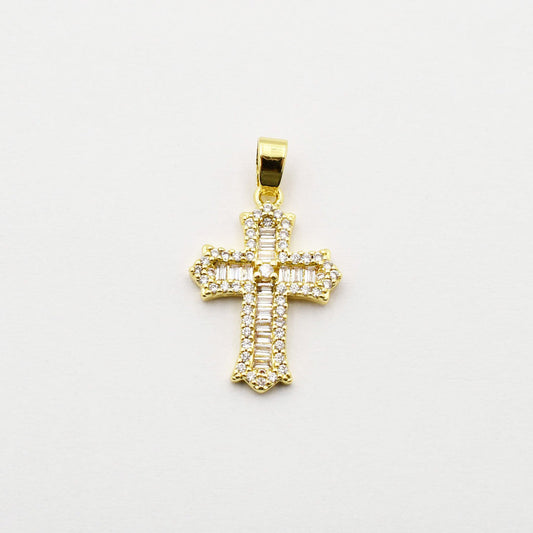 TJ - Crystal Cross Charm