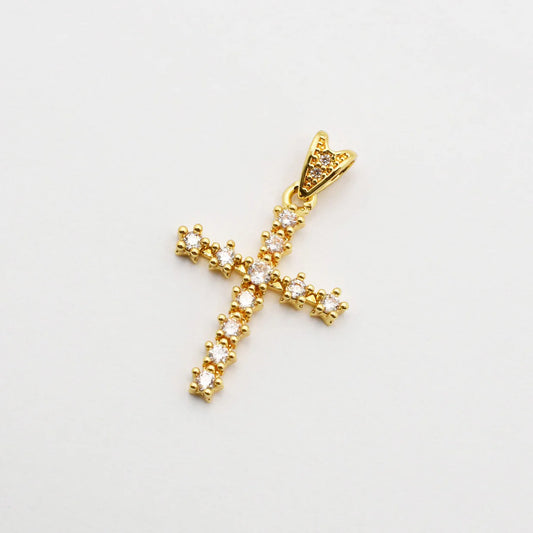 TJ - Sparkling Cross Charm