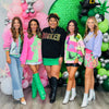 Queen Of Sparkles Licensed Colorblock Glinda & Elphaba Button Up Cardigan (Reg. and Plus)
