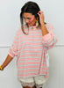 Baby Pink Striped LS Top (Reg.)