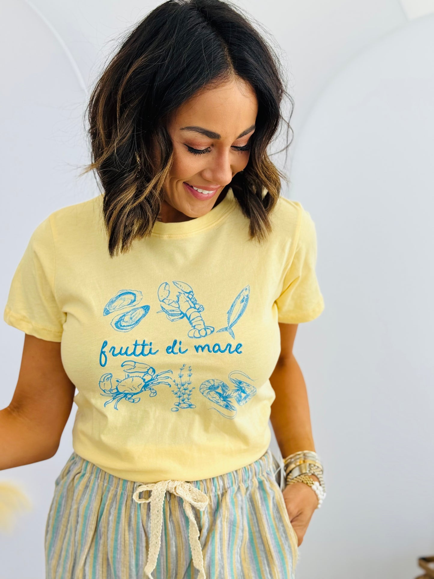 Yellow Frutti Di Mare Tee (Reg.)