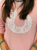 Pink Lace Horse Shoe Sweatshirt (Reg & Plus)