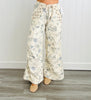 POL Cream Floral Knee Dart Pants (Reg.)