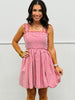 Red Gingham Mini Dress (Reg.)