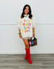 Heather Grey Happy Girl Reversible Sweatshirt (Reg.)