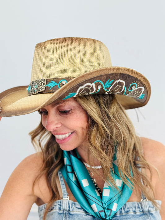 Butterfly Concho Western Hat