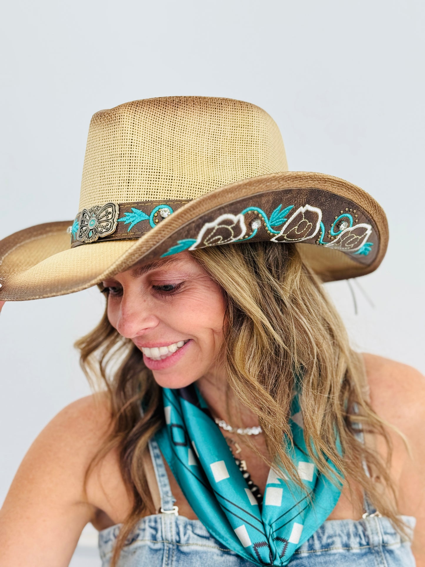 Butterfly Concho Western Hat