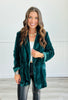 Crinkle Velvet Blazer (Reg. and Plus) - 3 Colors