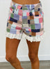 Patchwork Denim Ruffle Shorts (Reg.)