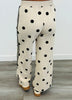 Oatmeal Polka Dot Side Striped Pants (Reg.)