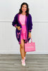 Purple Ribbons And Bows Cardigan (Reg. and Plus)