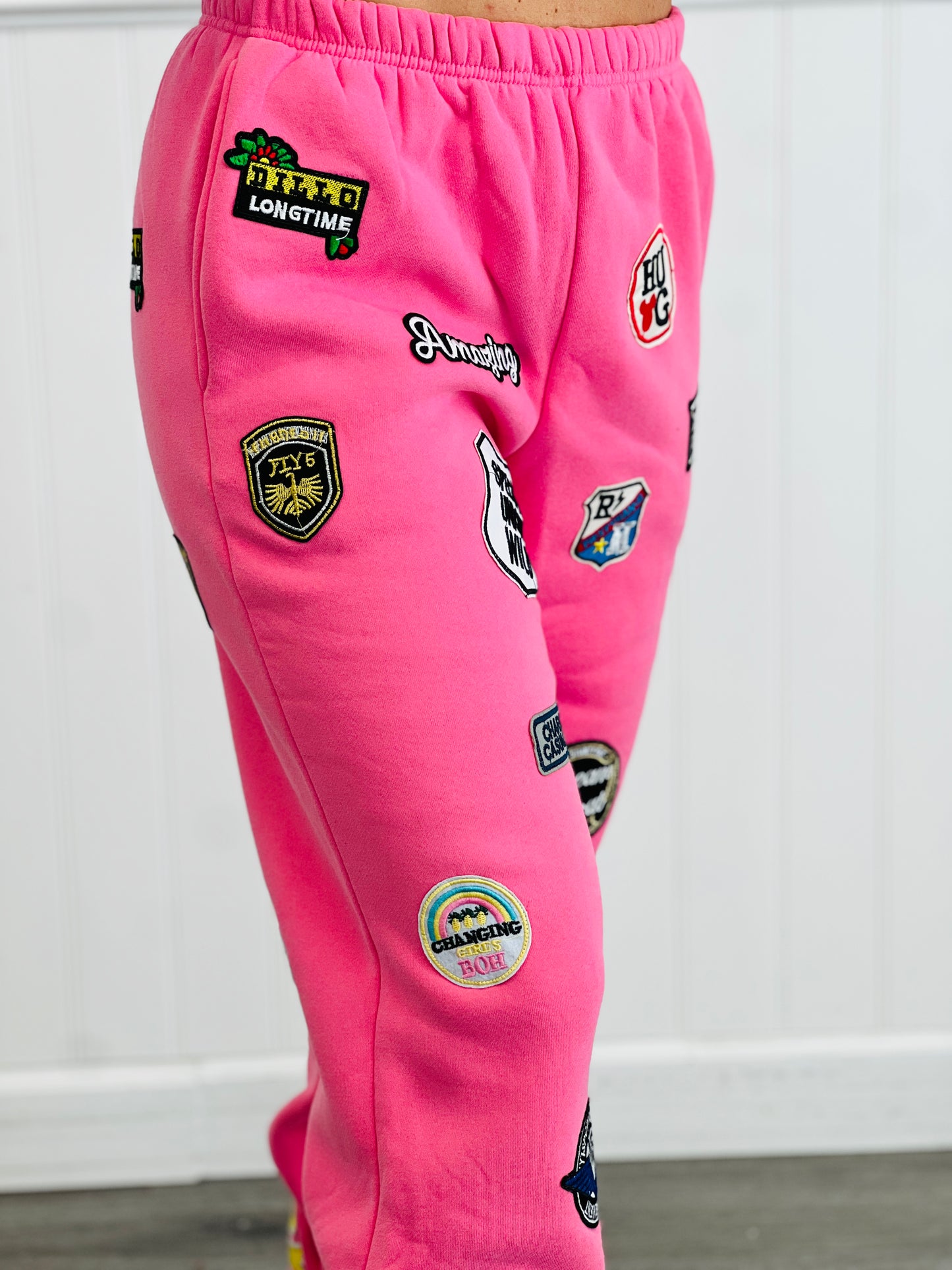 Pink Patches Paradise Joggers (Reg & Plus)