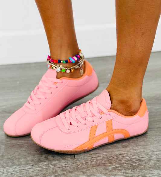 Coral/Orange Sunset Rush Sneakers