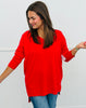 Center Seam Sweater Top Remix (Reg.) - 7 Colors