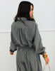 Black Plaid Bubble Top & Pants Set (Reg.)