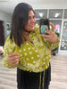 Golden Lime Bandana Print Bomber Jacket (Reg.)