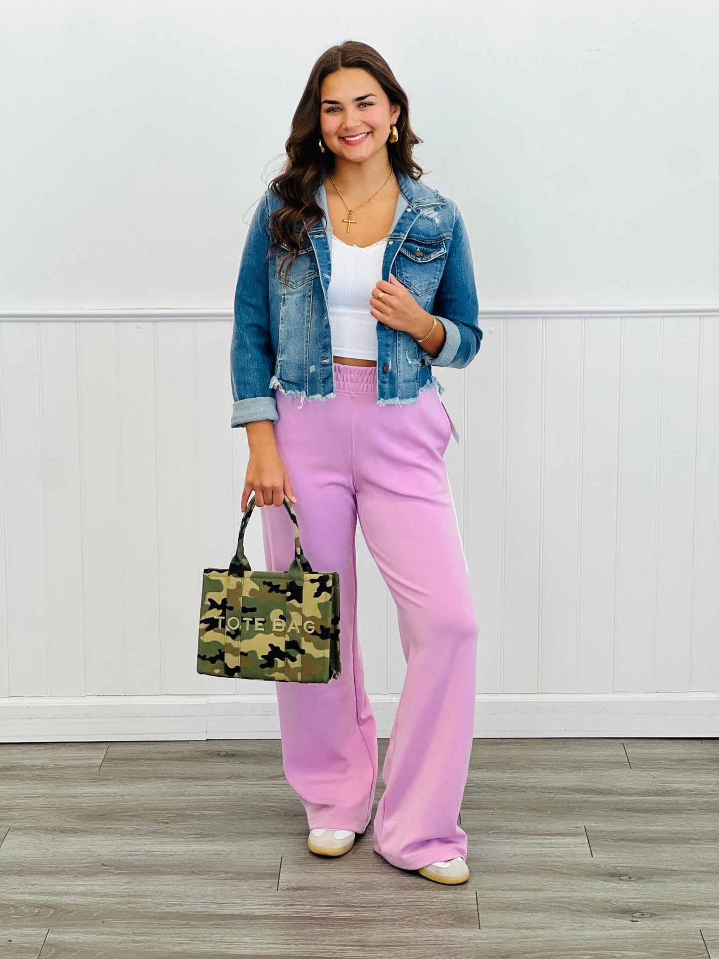 Modal Side Piping Active Pant (Reg. and Plus)-3 Colors