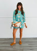 Sea Green Charming Duckling Sweater & Shorts Set (Reg.)