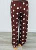 Polka Dot Wide Leg Pants (Reg.) - 2 Colors