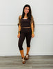 Chocolate Double Layered Performance Tank Top (Reg.)