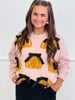 Dusty Pink Pumpkin Bow Sweater (Reg.)