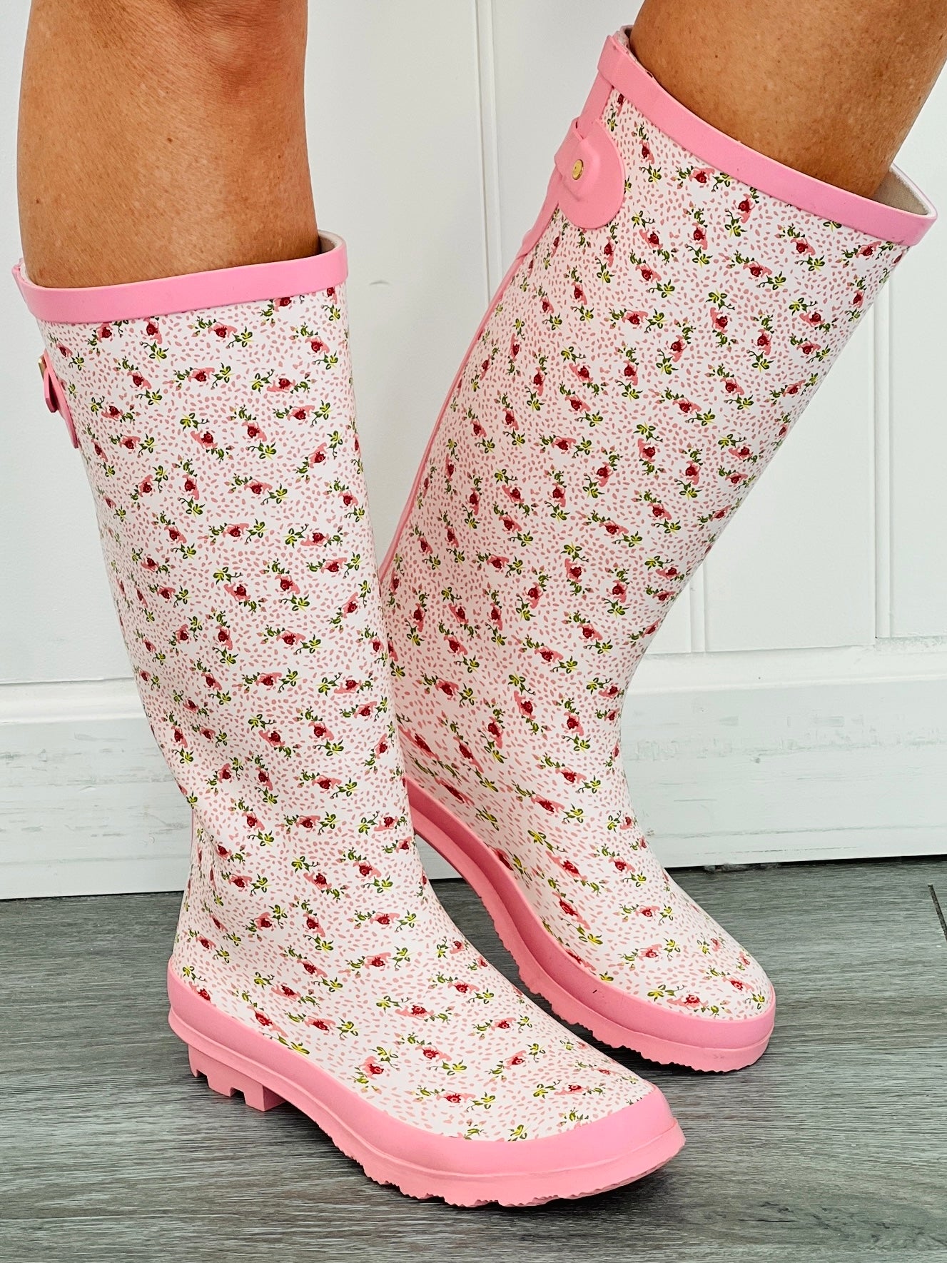 Pink Dancing In The Rain Boots