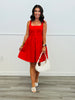 Red Corset Cutie Mini Dress (Reg)