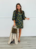 Blue Horse Jacquard Mini Dress (Reg.)