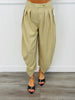 Aladin High Waist Waterfall Pants (Reg & Plus) - 3 Colors
