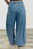 Queen Of Sparkles Denim Rhinestone Barrel Jeans (Reg. and Plus)