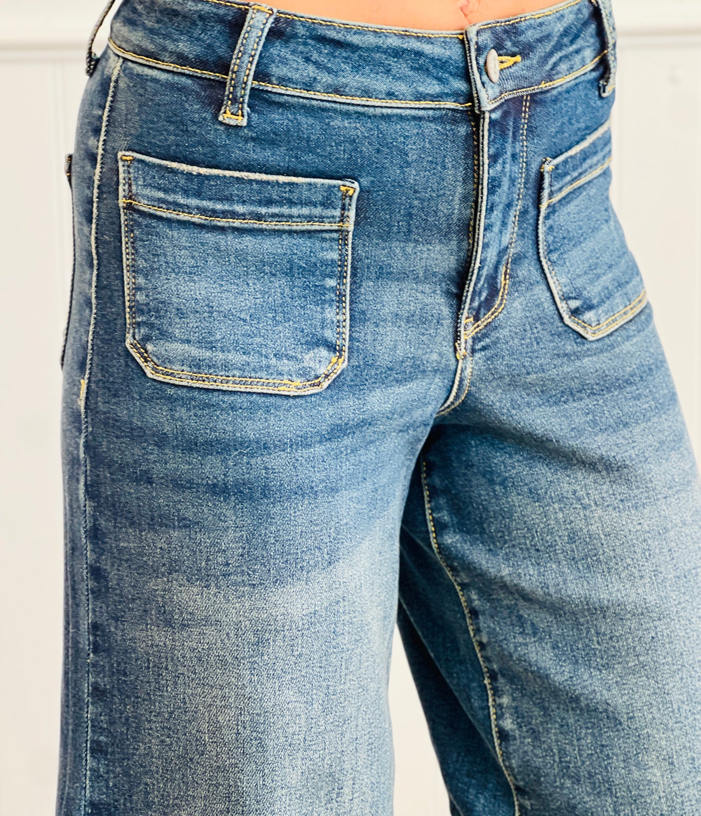 Judy Blue Denim Daze Palazzo Jeans (Reg. and Plus)