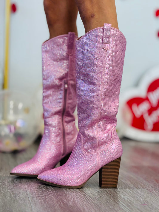 Pink Sparkle and Shine Boots