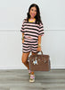 Pink Striped Pocket Shorts (Reg.)