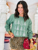 Green Christmas Trees Sweatshirt (Reg. and Plus)