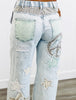 Oli & Hali Blue Star Patch Jeans (Reg.)